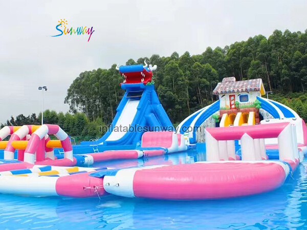 Inflatable water park